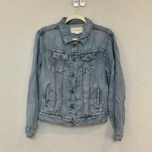 Pilcro and the Letterpress Chambray Denim Jacket from Anthropologie
